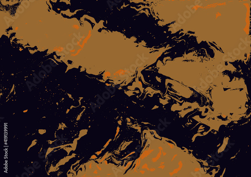 Orange and Black Abstract Painting Background Art Illustration Wallpaper Artwork Backdrop