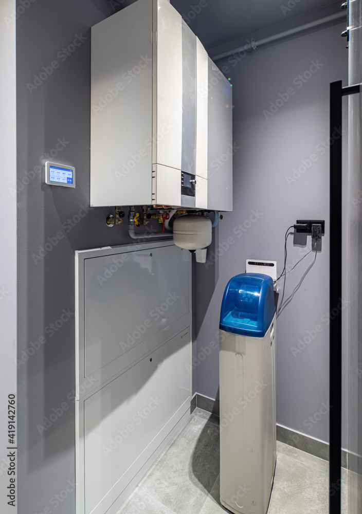 Home climate control system in luxury private house. Home climate control system in luxury private house.