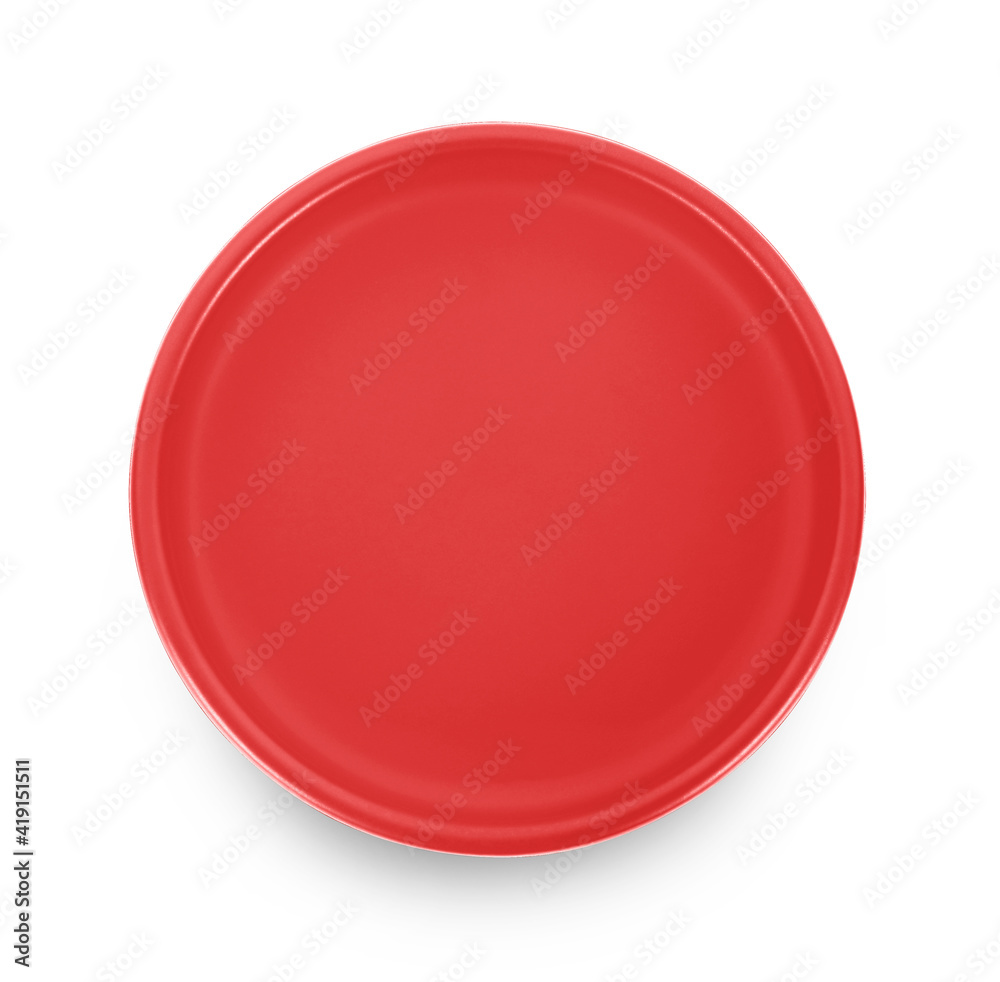 empty plate isolated on white background empty plate isolated on white background