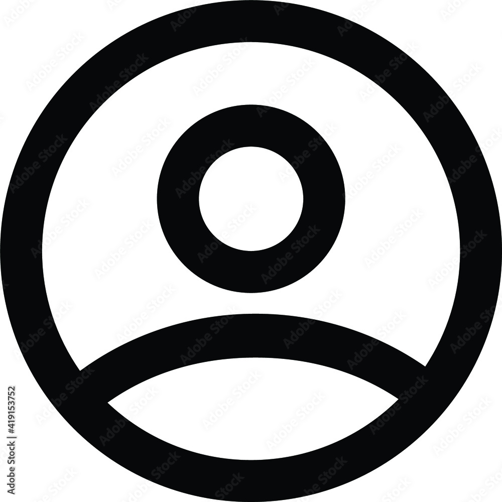Avatar Man Woman People Simple Line Vector Avatar Man Woman People Simple Line Vector