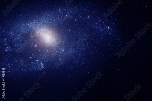 Galaxy background with stars. Elements of this image were furnished by NASA.