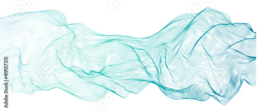 Abstract guilloche pattern. Vector complex gradient lines texture.