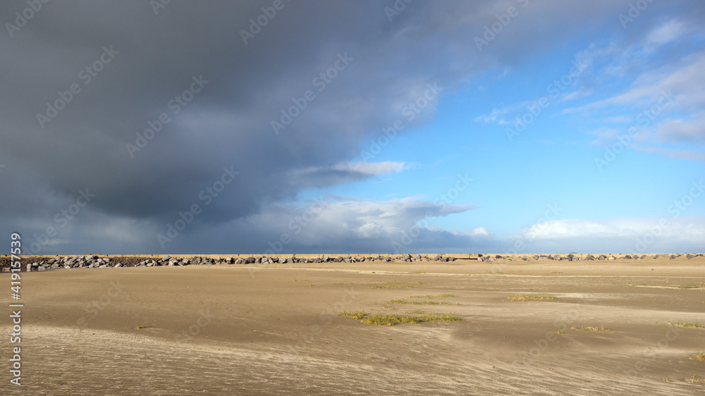 Ijmuiden beach in the Netherlands Ijmuiden beach in the Netherlands