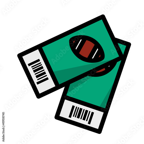 American Football Tickets Icon