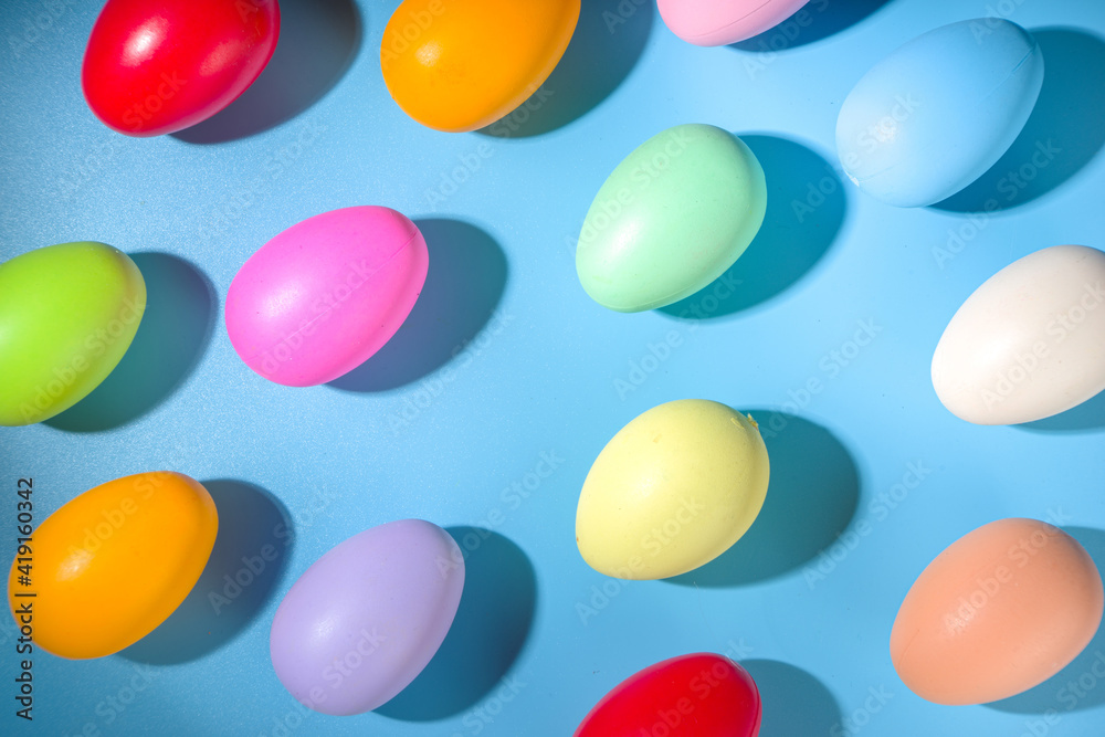 Creative Easter eggs pattern