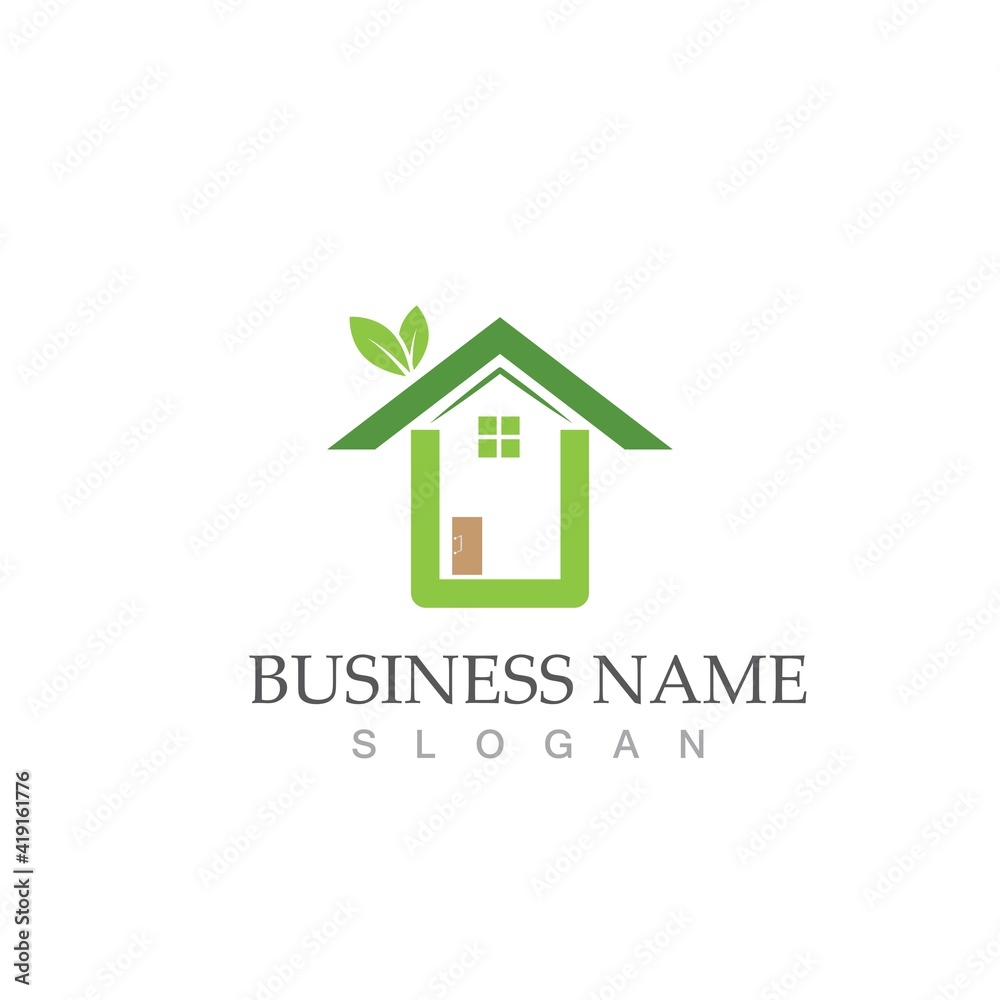green house logo vector illustration green house logo vector illustration