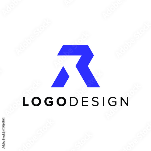 Free Download Modern abstract letter R logo design - GFXLoad
