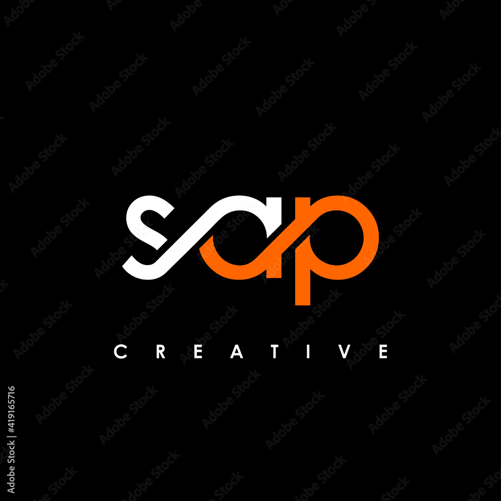 SAP Letter Initial Logo Design Template Vector Illustration SAP Letter Initial Logo Design Template Vector Illustration