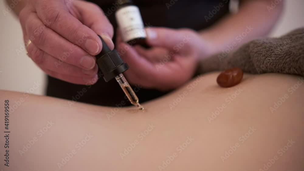 professional spa massage, back, foot, whole body massage.