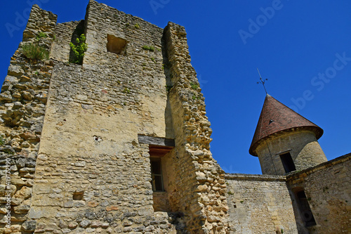 Villarceaux, France - may 15 2019 : historical castle photo