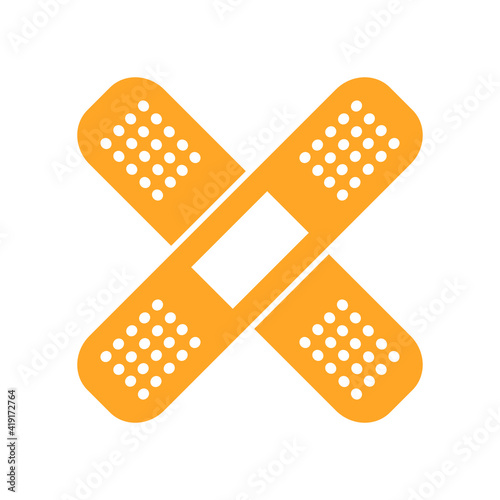 Adhesive bandage icon, Medical symbol © Volkann