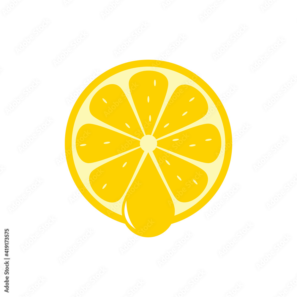 Fresh natural orange juice icon illustration isolated on white background Fresh natural orange juice icon illustration isolated on white background