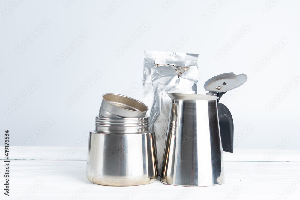 Geyser Coffee Maker and coffee Geyser Coffee Maker and coffee