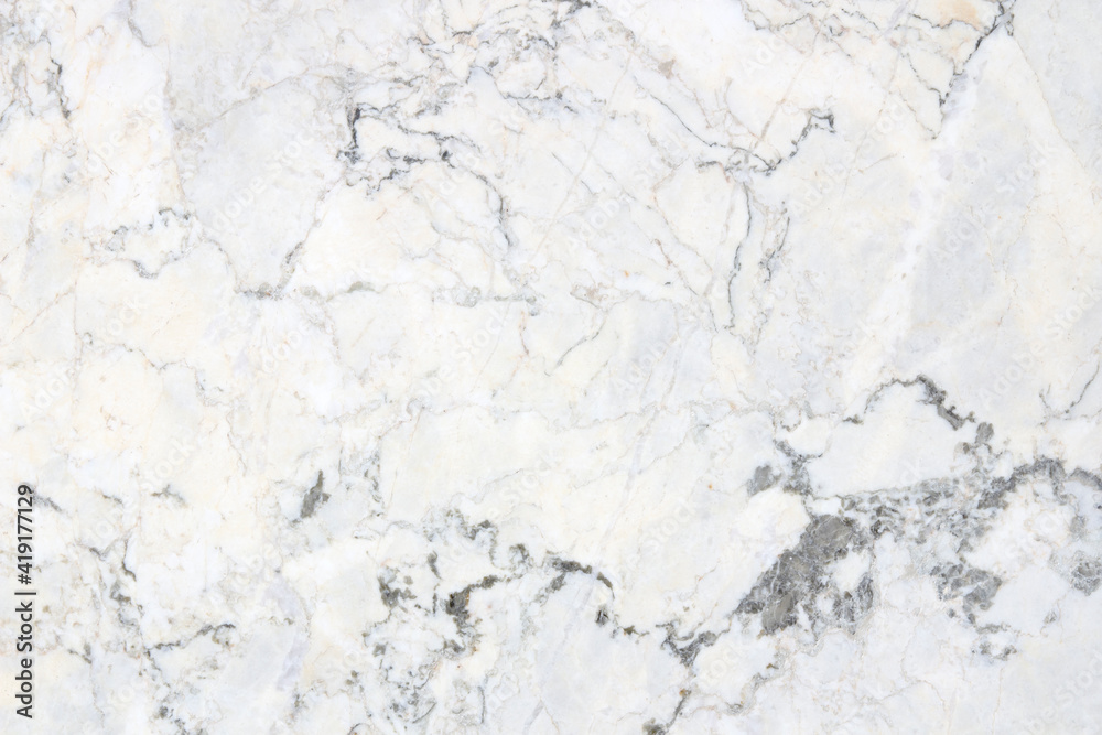 White marble texture with natural pattern for background