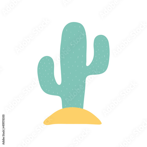 cactus icon on a white background