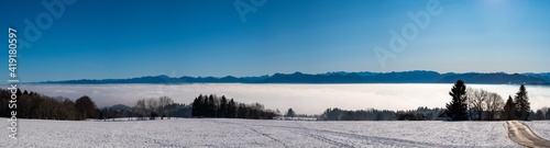 Nebelmeer auf dem Hohenpeißenberg