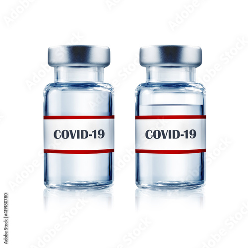 Impfstofflaschen Covid-19 Vakzine