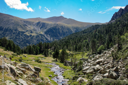 Mountain valley in Andorra national park