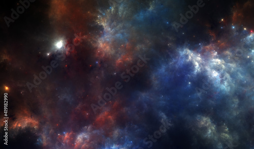 Fictional Nebula 3 - 13020 x 7617 © Per Magnusson