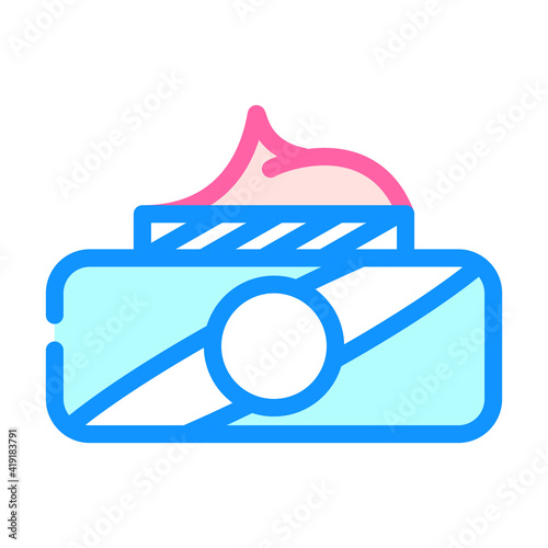 cream for callus treatment color icon vector illustration