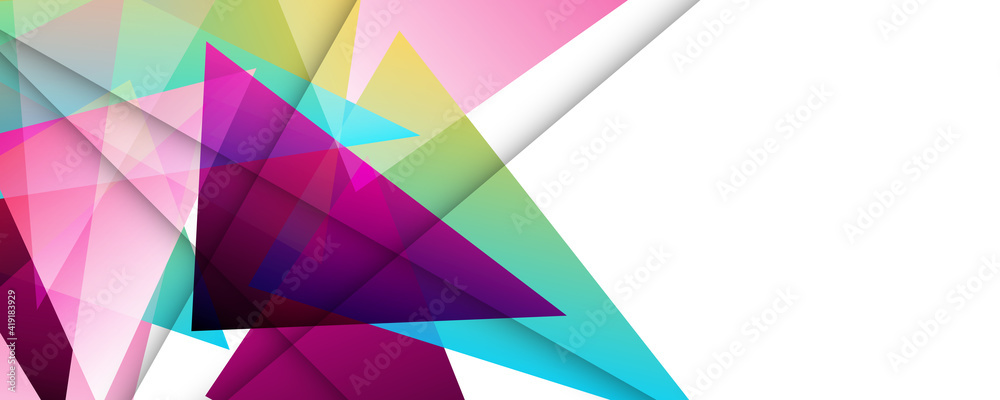 Abstract colorful background. Modern geometrical abstract background - circles. Business or technology presentation design template, brochure or flyer pattern, or geometric web banner