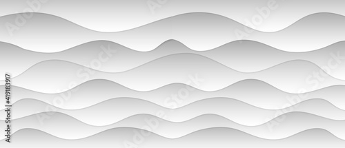 Curve Abstract Background white and gray gradient color background.Vector Illustration.