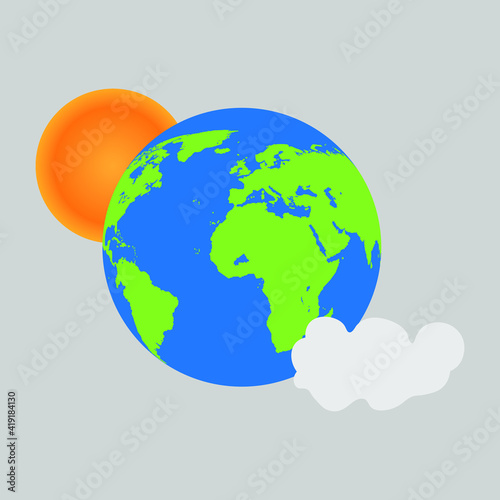 World Meteorological Day, Vector Illustration.