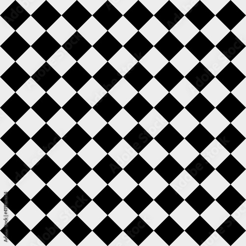 Vector seamless pattern with geometric shapes tiling. Repeating minimalistic texture. Abstract monochrome background.