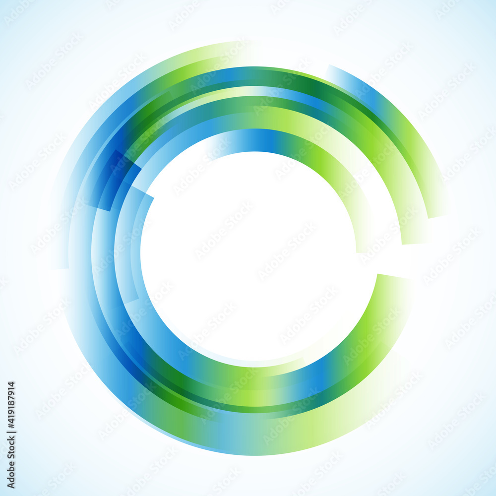 Geometric frame from circles, vector abstract background, wallpaper Geometric frame from circles, vector abstract background, wallpaper