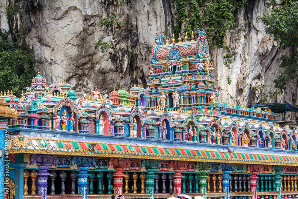 Fototapeta premium Hindu Temple architecture in Batu Caves