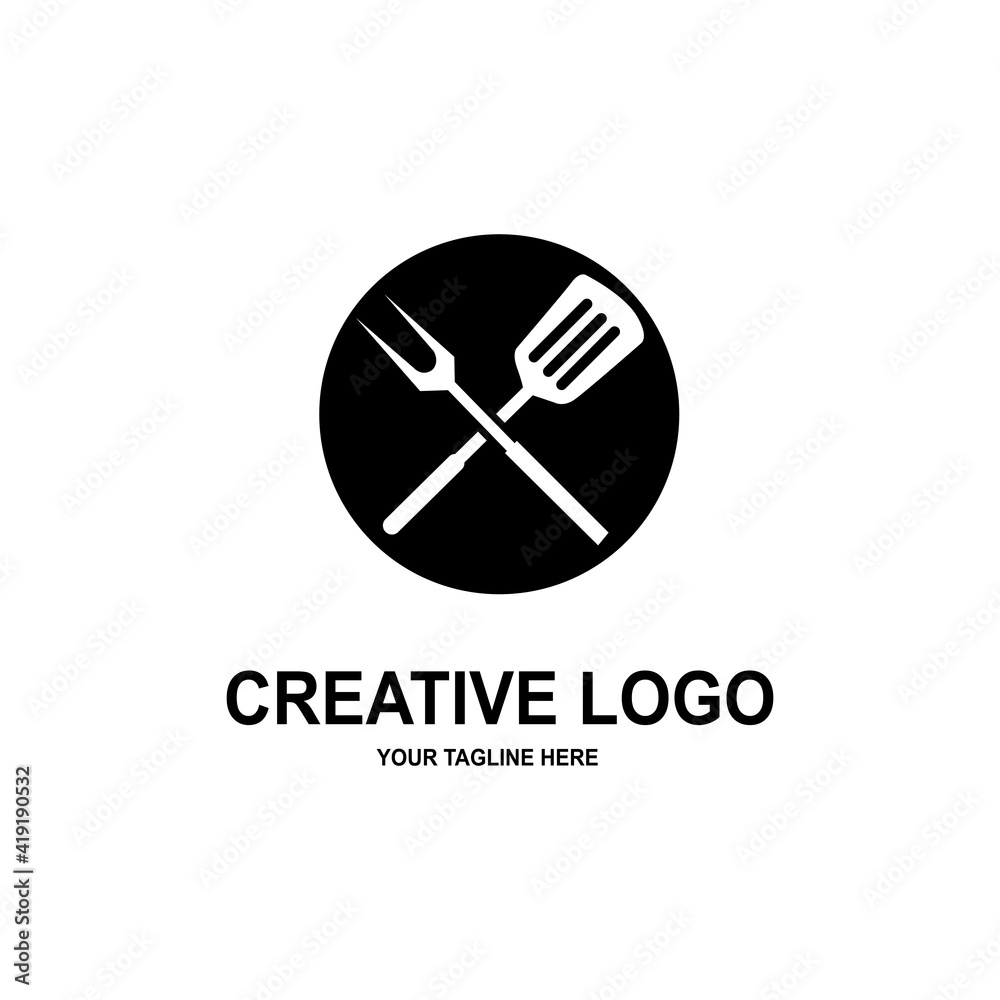 Hat chef logo template