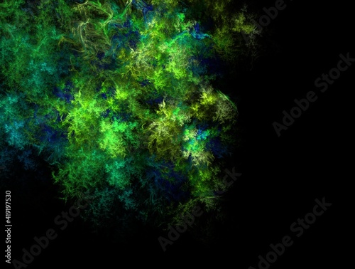 Imaginatory fractal background Image