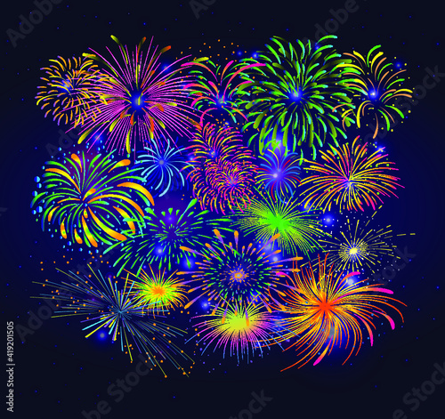 Firecrackers Flat Vectors Download
