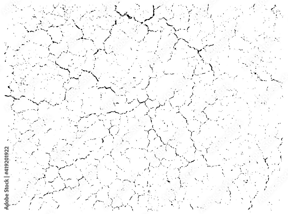 Natural cracks background. Vector overlay texture of cracked surface. One color graphic resource. Natural cracks background. Vector overlay texture of cracked surface. One color graphic resource.