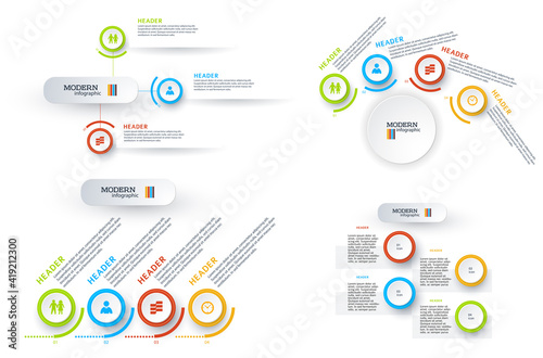 Design elements infographic style background business presentation template. Vector illustration EPS 10 for chart process service company, investment & banking theme, web banners, report firm layout