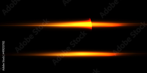  Glow light effect. Vector 10 eps