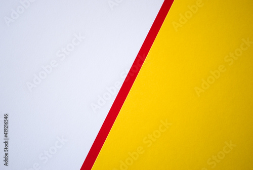 Free Download Diagonally divided white and yellow background with red line - GFXLoad