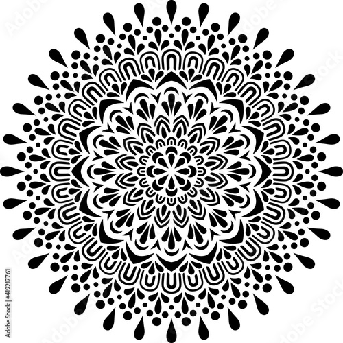 Mandala Pattern Stencil doodles sketch good mood