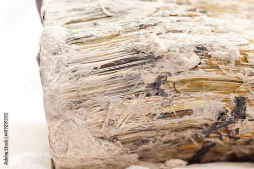 asbestos, serpentine fibers photo
