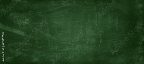 Green blackboard or chalkboard