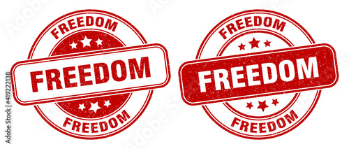 freedom stamp. freedom label. round grunge sign