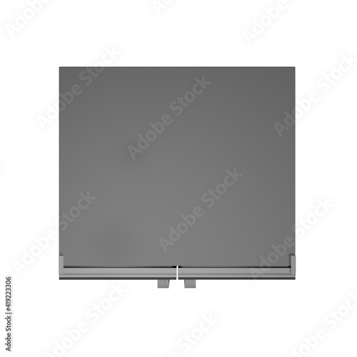 KITCHEN TOP VIEW - RUG MAT IN PLAN