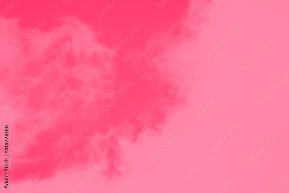 Pink fuchsia abstract blurred sky background, copy space