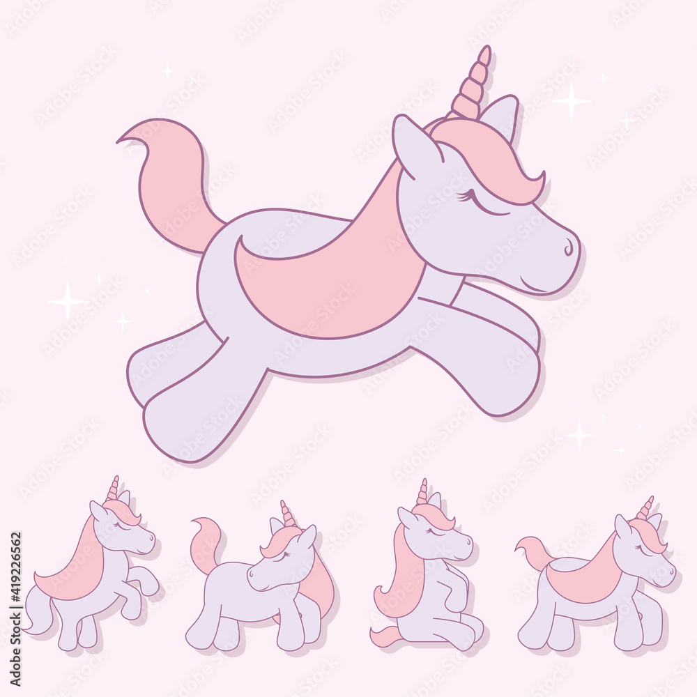five baby unicorns five baby unicorns
