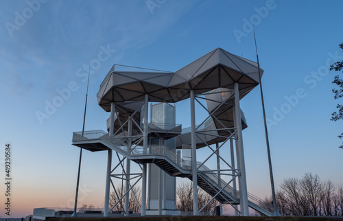 Wolkenhain observation deck built for a garden exhibition in the Marzahn district of Berlin photo