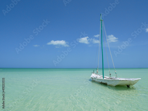 boat on the sea