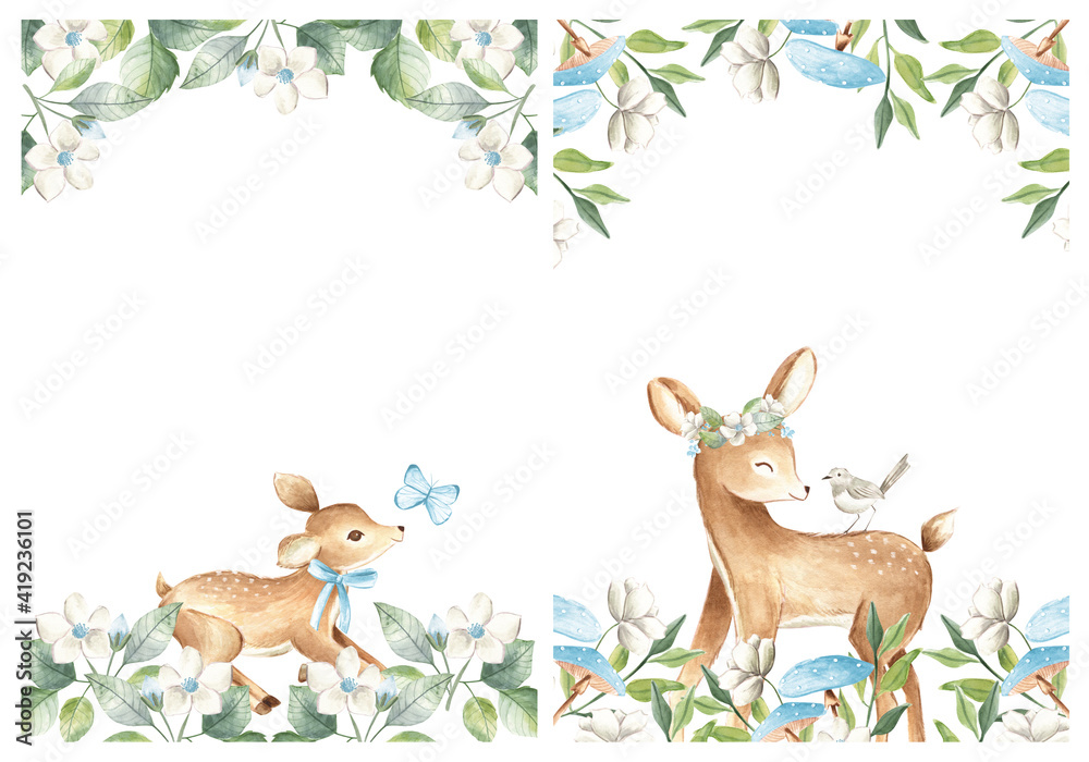 Deer invitations discount
