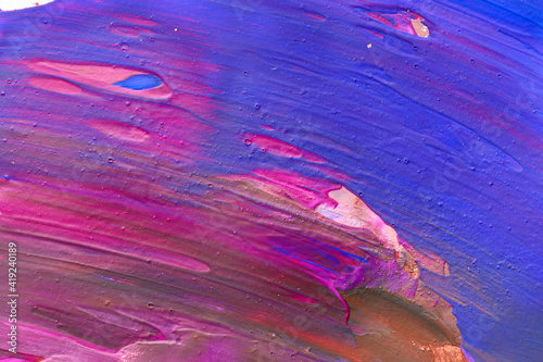 Abstract art background. Hand drawn gouache painting. Color texture.