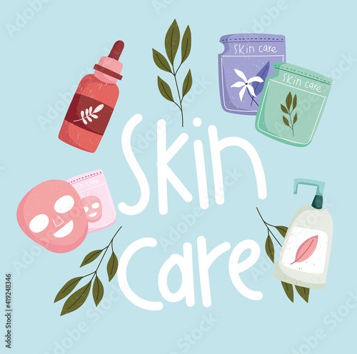skincare gel moisturizing