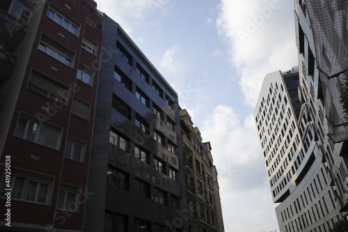 Urbanscape in the city of Bilbao